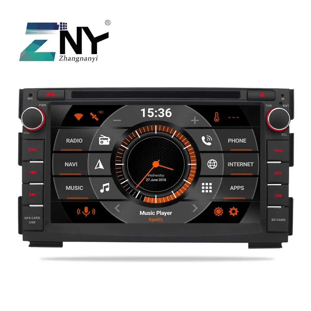 7 &quotips Android 9 0 Автомобильный gps стерео для Kia ProCeed 2009 2010 2011 2012 Авто DVD Радио FM