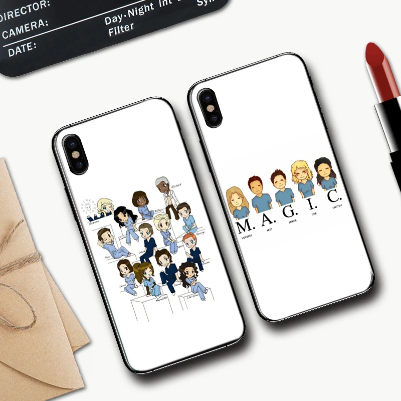Grey Anatomy Soft High Quality Silicone Case for iPhone 5 5S 6 6S Plus 7 8 11 Pro X XS Max XR | Мобильные телефоны и