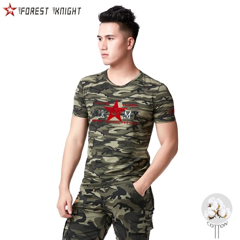Хлопок камуфляж футболка мужская повседневная Уличная для походов альпинизма