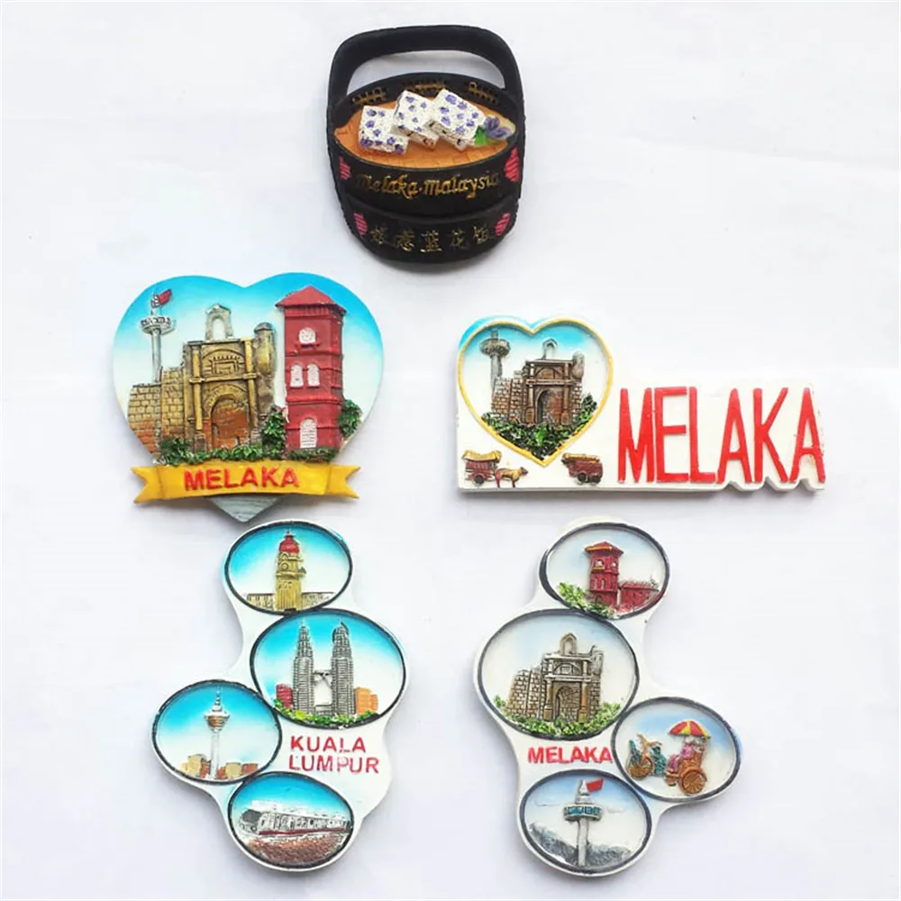 Новое поступление Malacca Малайзия магнит на холодильник туристический сувенир
