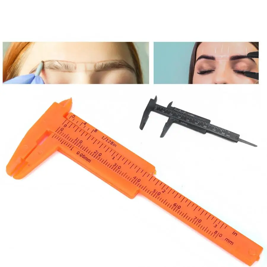 5 шт. измерительная линейка для бровей модная перманентные инструменты тату