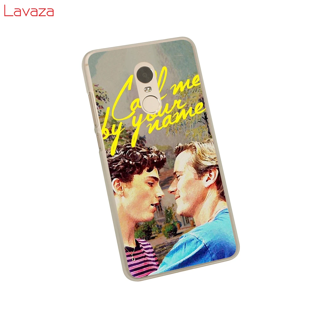 Твердый чехол для телефона Lavaza Call Me by Your имя Xiaomi Redmi 5A 5 Plus 6 Pro 6A чехлы Note 7