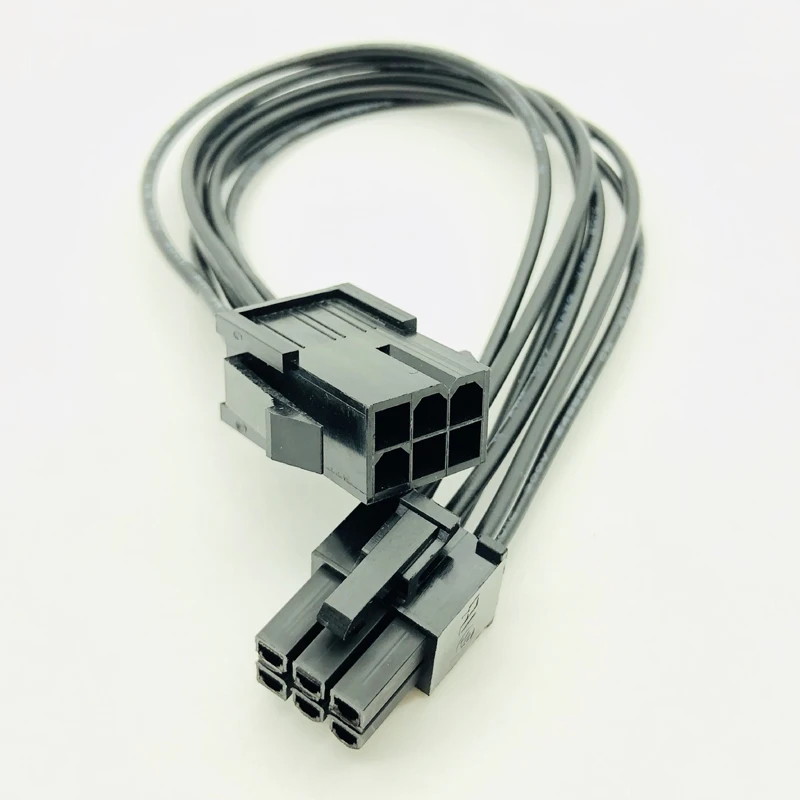 Модульные кабели питания с 6 контактами на PCI Express Удлинительный кабель втулка для