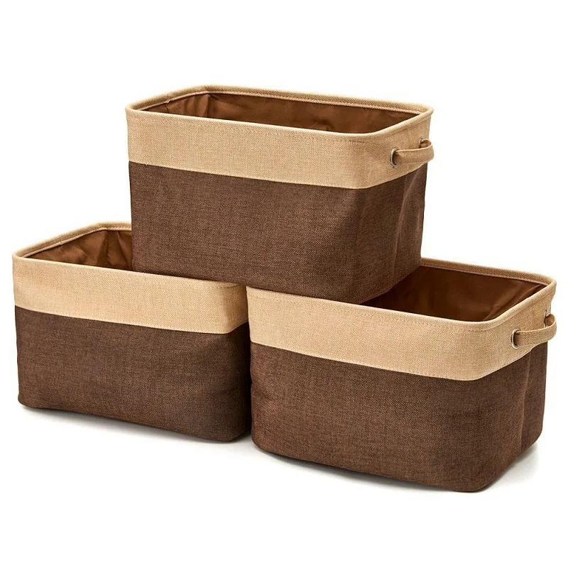 Настольная корзина для хранения Одноцветный водонепроницаемый Органайзер из