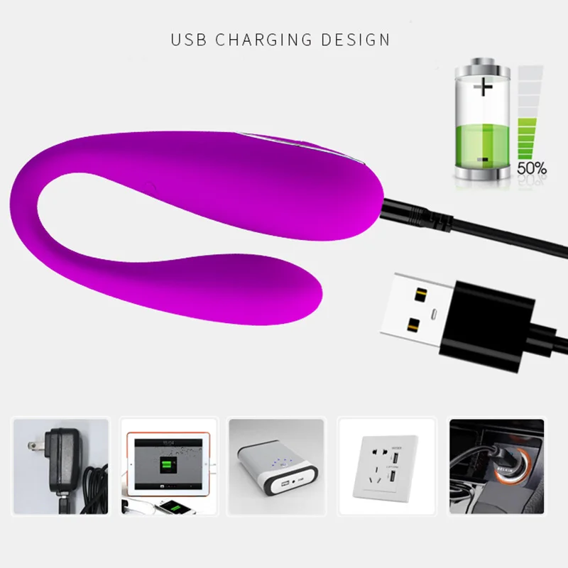 USB перезаряжаемое вибрирующее яйцо для клитора точки G фаллоимитатор вибратор