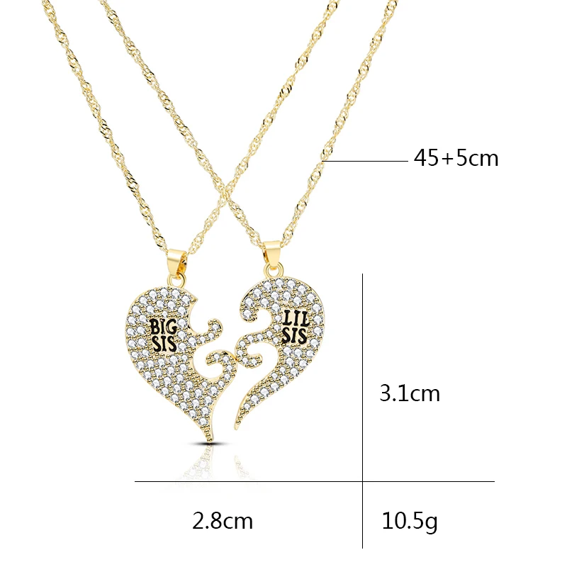 Ожерелье Zhijia с подвеской в форме сердца для женщин роскошное ожерелье виде