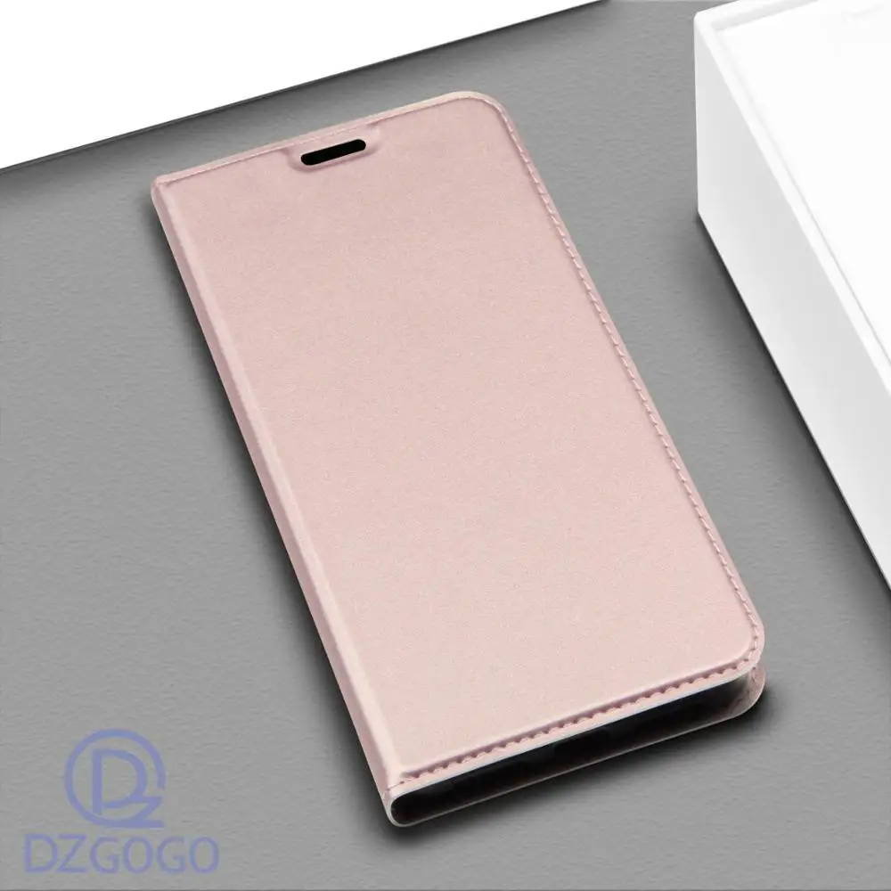 DZGOGO Магнитный Флип Бумажник Книга телефон чехол, кожаный чехол книжка на Asus ZenFone Max Pro M2 M 2 ZB631KL Глобальный Версия 4/6 64/128 GB - Цвет: Rose Gold