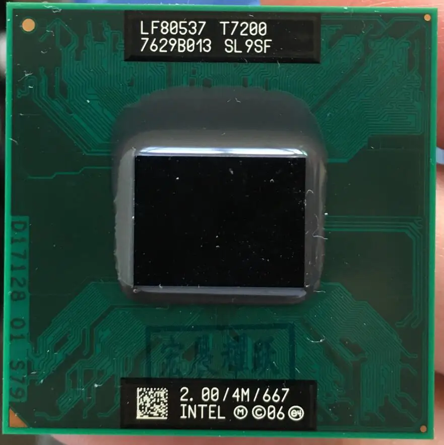 Процессор Intel Core 2 Duo T7200 процессор для ноутбука PGA 478 100% рабочий процессор|478 cpu|laptop