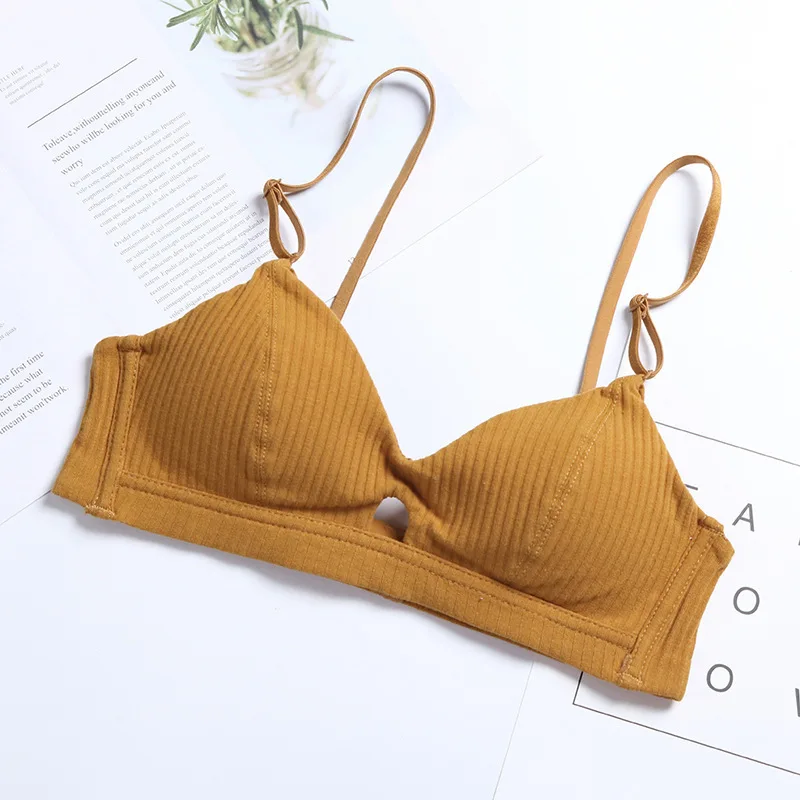 Сексуальный бюстгальтер пуш ап Soutien Feminino с хлопковой подкладкой Gorge Sans Armatures Ropa Mujer