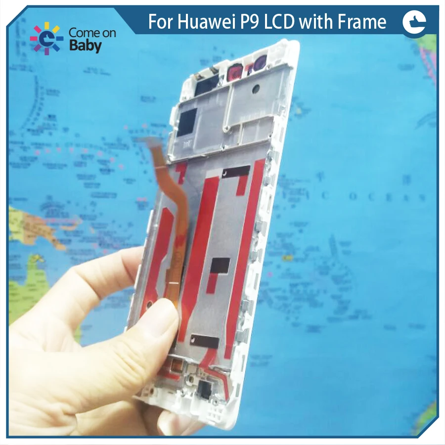 Poriafl хорошее качество для huawei P9 EVA L09 L19 ЖК дисплей + сенсорный экран дигитайзер