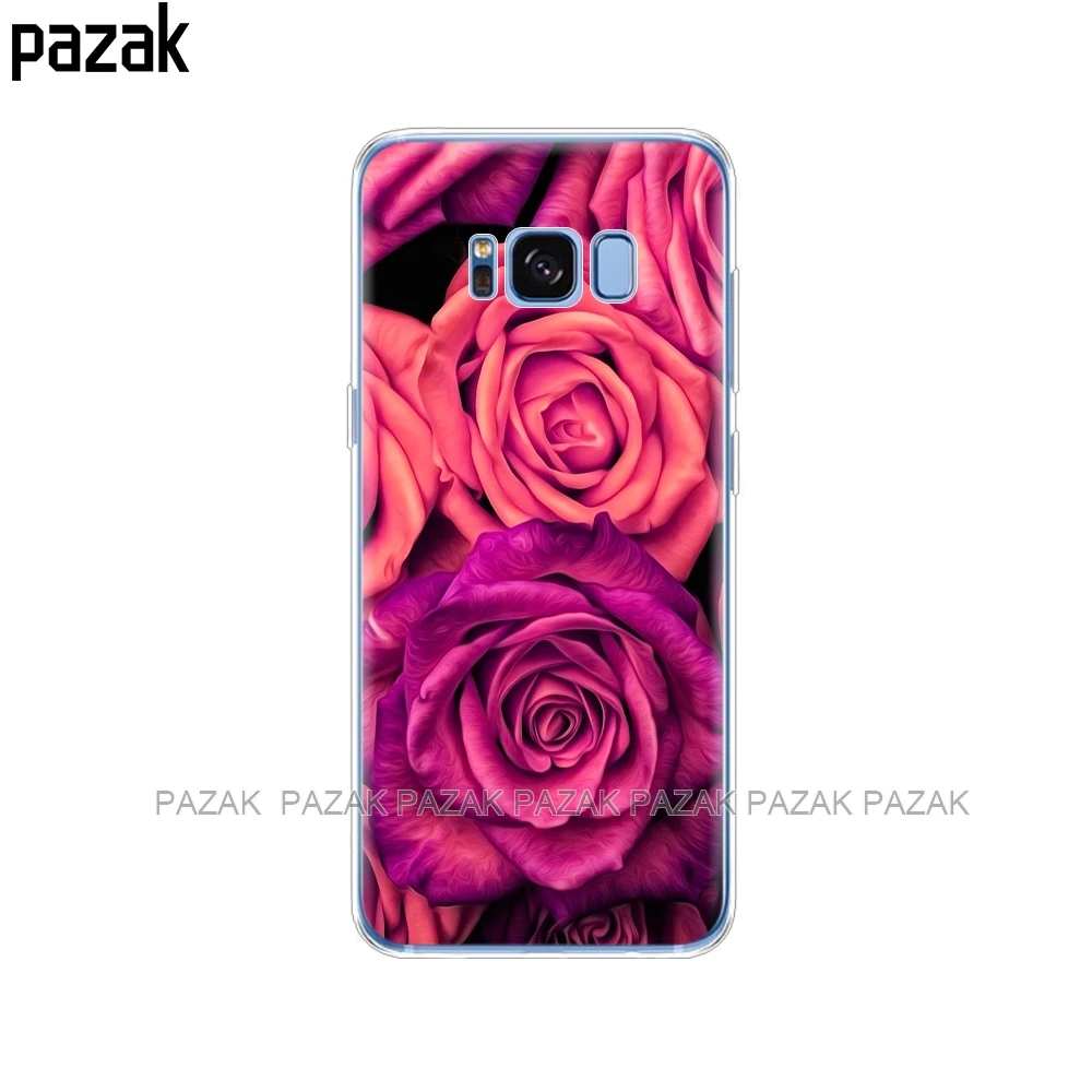 34535 Silicone phone Case For Samsung Galaxy S8 / S8 PLUS Cases Cover For Samsung S8 / S8 plus new fation Phone shell - Цвет: 34535