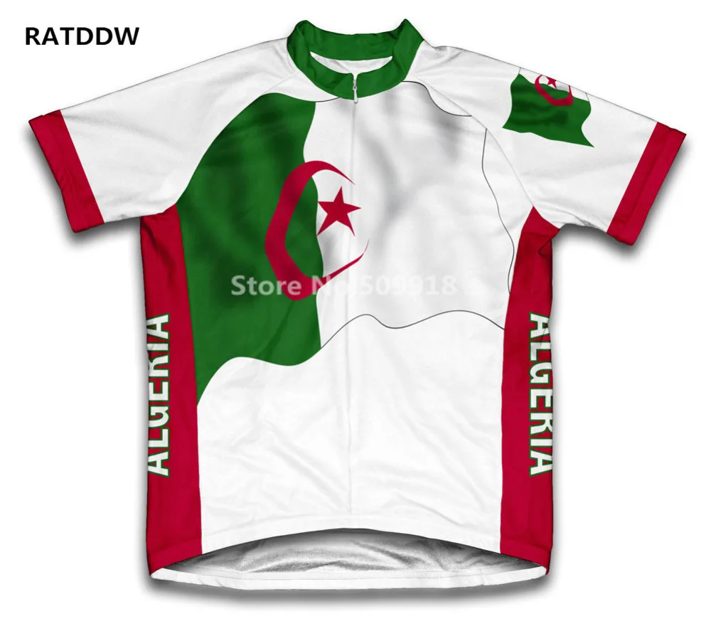 Новинка 2017 команда Алжира флаг Велоспорт Джерси Мужская одежда для велоспорта