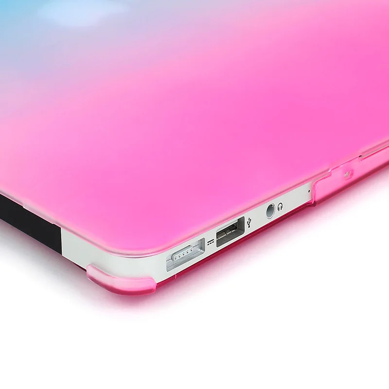 Радужный матовый чехол для Macbook Air 11 13 Pro 15 retina 12 дюймов Новый Ppro Touchbar A1706 протектор |