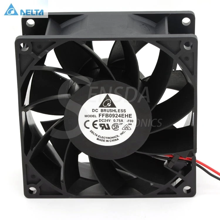 Для delta FFB0924EHE 9 см 90 мм DC 24v 0.75a серверный инвертор pc case Промышленные осевые