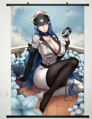 Японский аниме Akame ga KILL Esde домашний декор плакат настенный прокрутка 60*90 см | Дом и