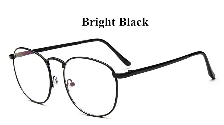 Bright Black Модные брендовые дизайнерские очки для чтения, мужские и женские очки, оправа для очков, оптические компьютерные очки Oculos De Grau - Цвет оправы: Bright Black