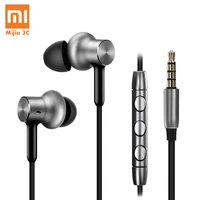 original xiaomi mi in ear hybrid pro hd earphone with mic noise cancelling mi headset for mobile phones huawei redmi 4