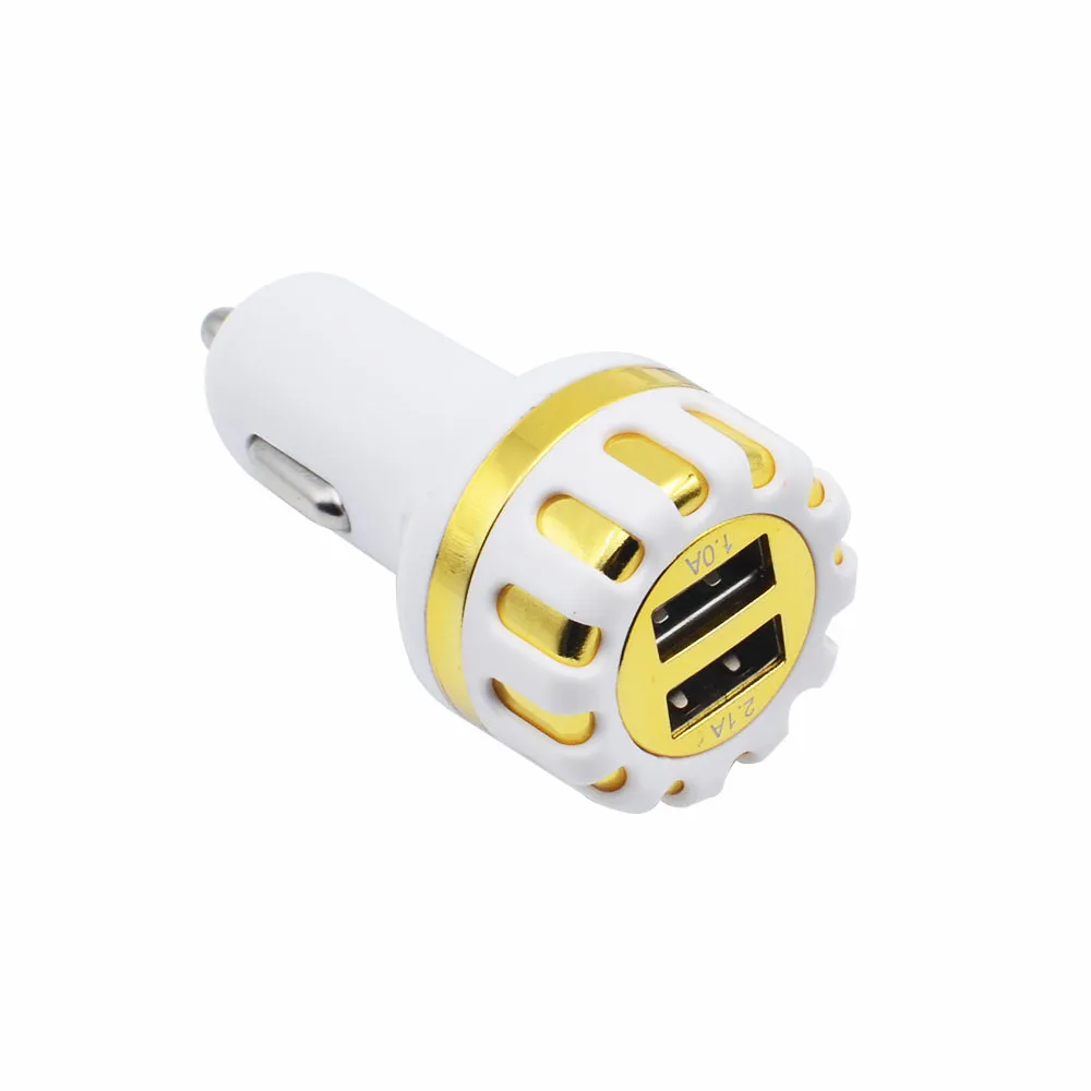 Универсальное автомобильное зарядное устройство 3.1A USB с двумя портами для IOS iPhone 7