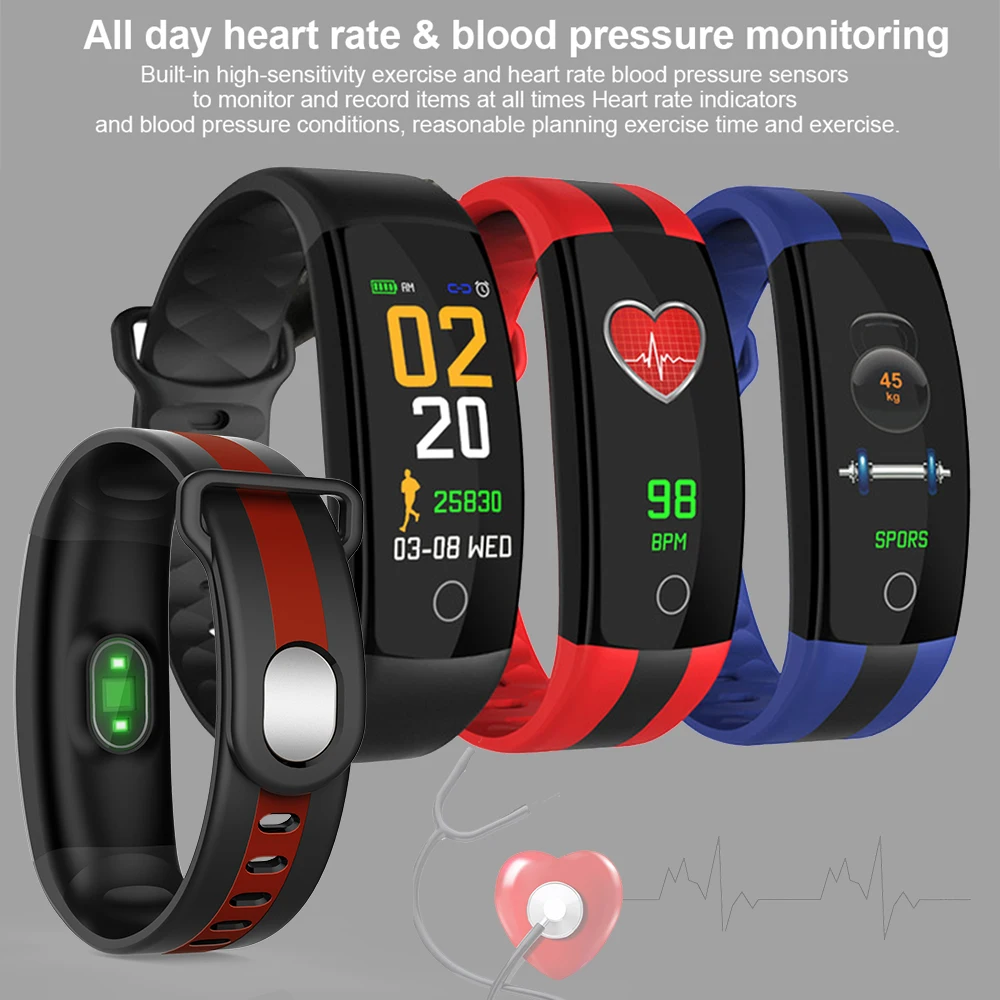 ZUCOOR Смарт Браслет Носимых устройств Группа Спорт eletrônicos Smartband Pulseira Masculina RB73 Clever