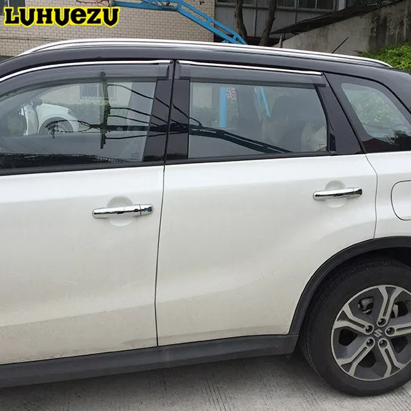 Luhuezu хромированная крышка для дверной ручки чаши аксессуаров Suzuki Vitara 2015 2016 2017