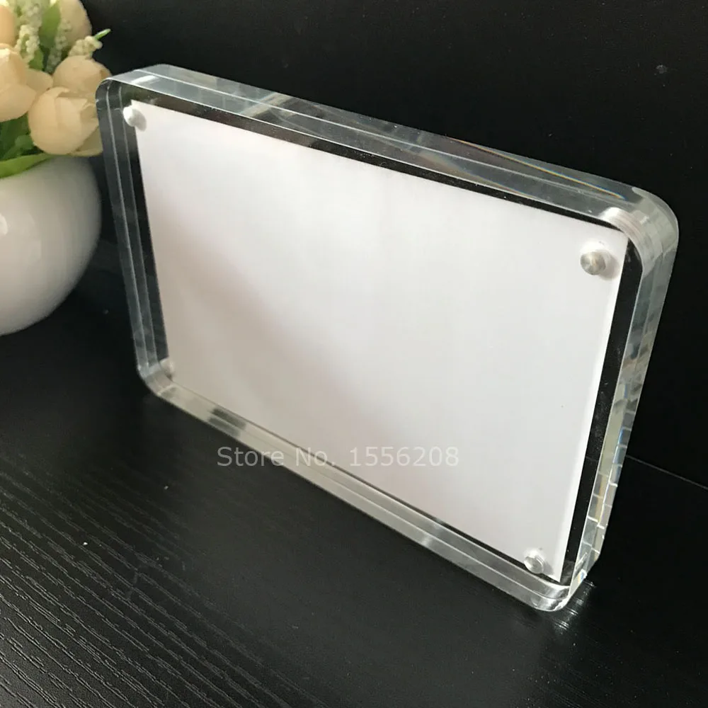 

(7x5 inch) Wedding gift plexiglass photo frame perspex picture frame for family tree