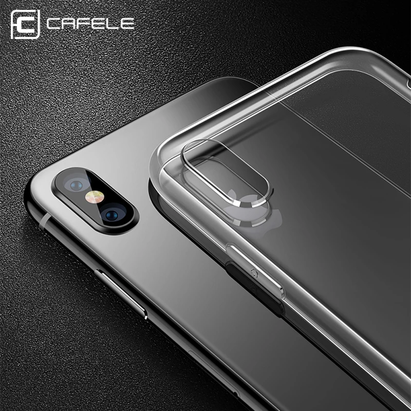 Cafele TPU чехол для телефона iPhone Xs XR MAX 7 Plus 5 5S SE кристально чистый телефона|case for