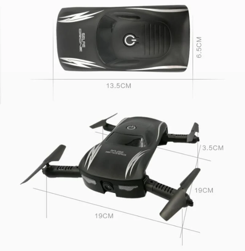 Радиоуправляемый мини-Дрон X185 2 4G 4CH Wi-Fi fpv квадрокоптер с камерой складной