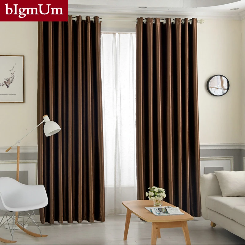 

bIgmUm Modern blackout curtains For Living Room Bedroom Hotel Sold Drapes Blackout Window Treament