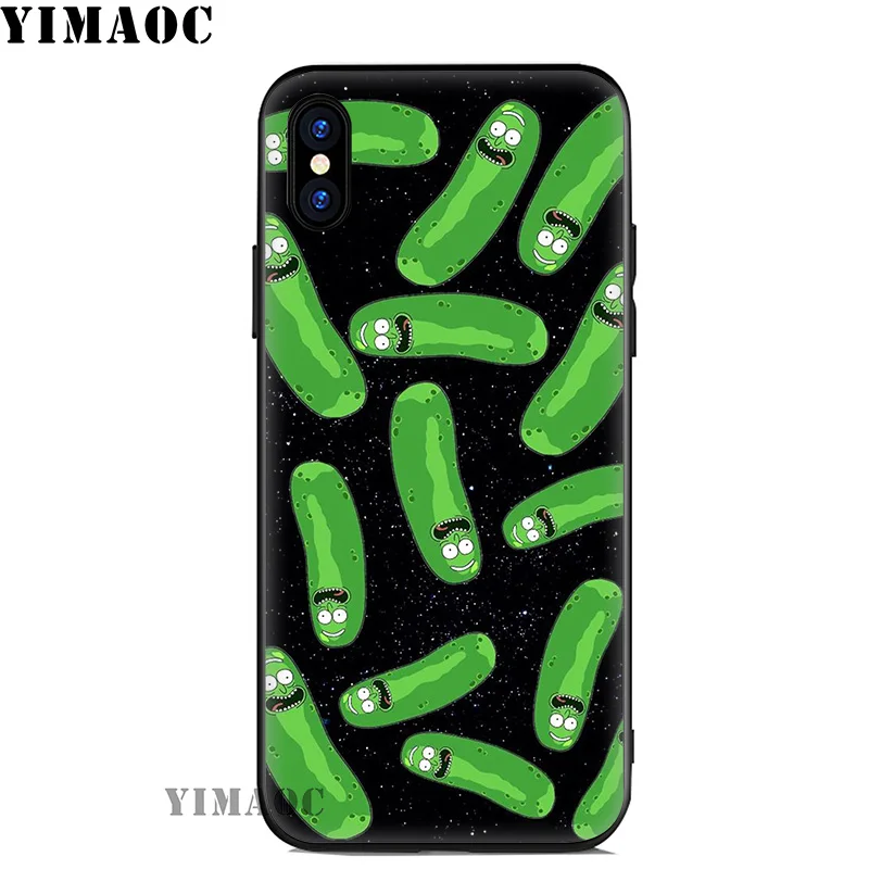 Мягкий силиконовый чехол YIMAOC Rick And Morty для iPhone 11 Pro Xr Xs Max X или 10 8 7 6 6S Plus 5 5S SE |