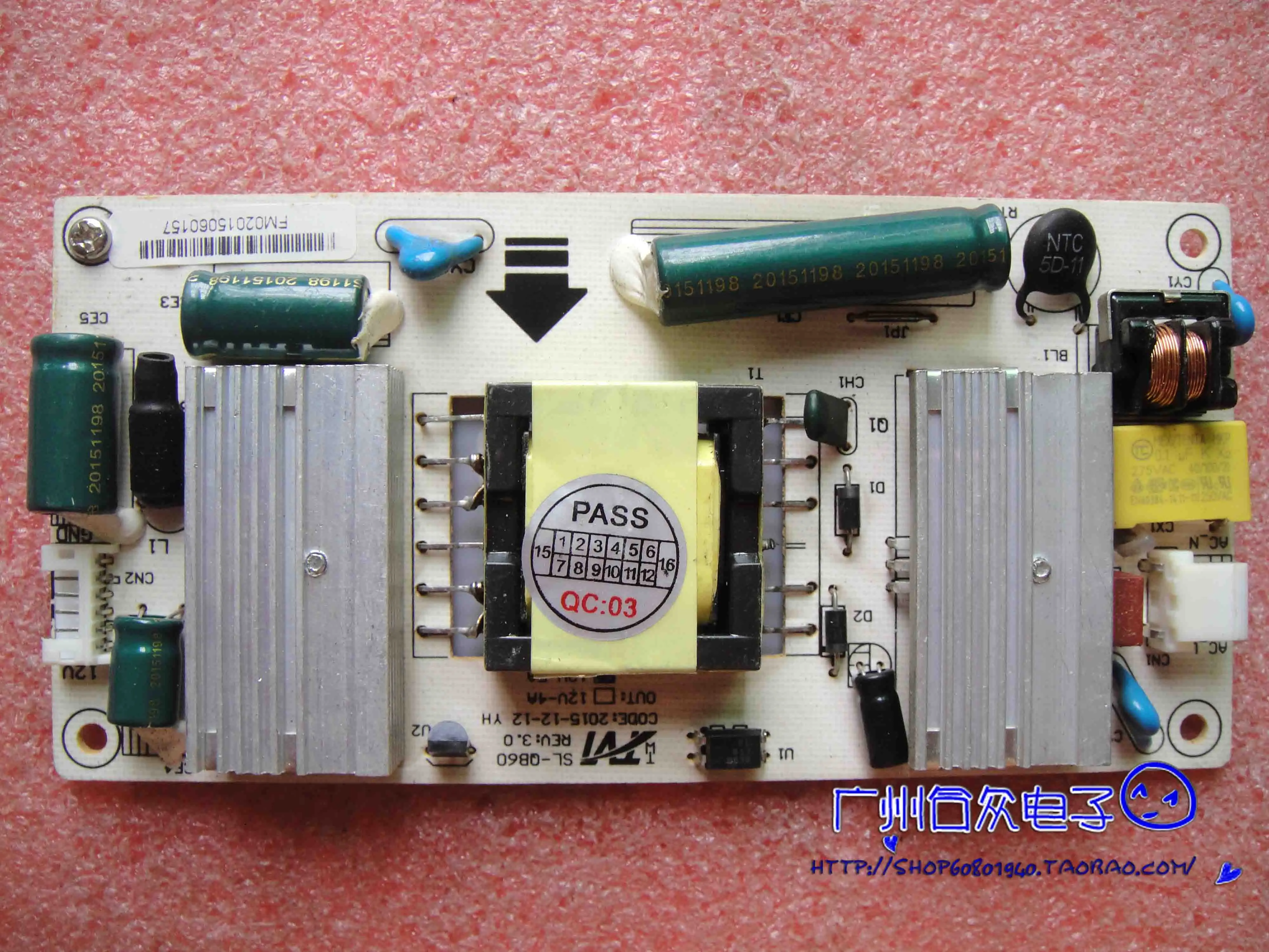 

SL-QB60 LCD Monitor TV Board 12V 5A Built-in Board LED TV