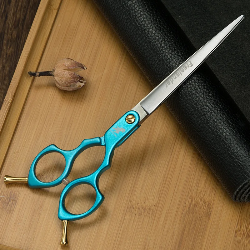 

6.0"6.5"7.0inch Pet grooming scissors Straight Barber special set