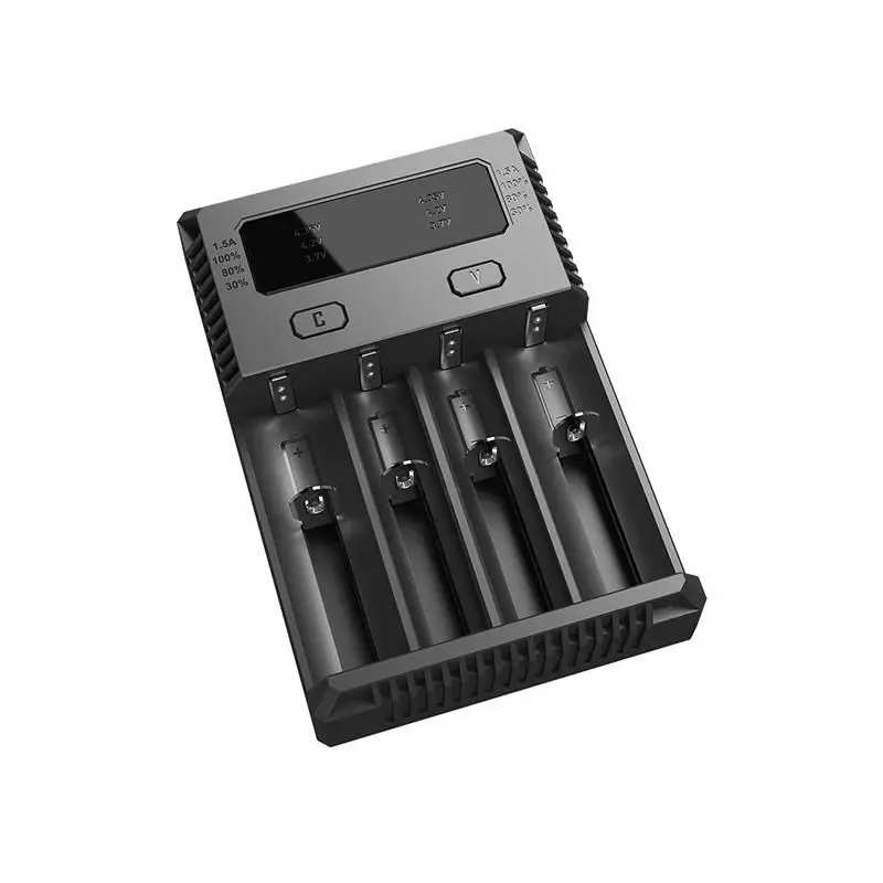 Зарядное устройство NITECORE i4 Intelli 2017 литий-ионное Ni-MH умное зарядное с 4 слотами 18650