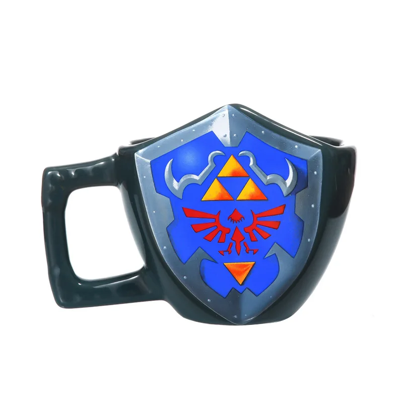 Креативная керамическая кружка Legend of Zelda, чашка для кофе, чая, молока, домашнего офиса, кружка для питьевой воды, Аниме игра, мальчик, мужчины, посуда для напитков, подарок