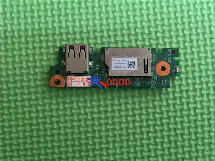 Оригинал для Dell Inspiron 15 3542 6 "USB SD кардридер CN-0R1F2R R1F2R 0R1F2R полностью протестирован |