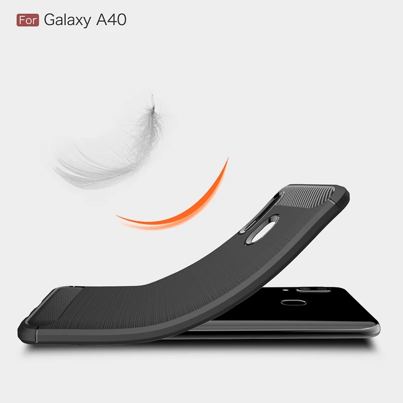Чехол для Samsung Galaxy A40 мягкий прочный защитный чехол из ТПУ A 40 GalaxyA40 | Мобильные