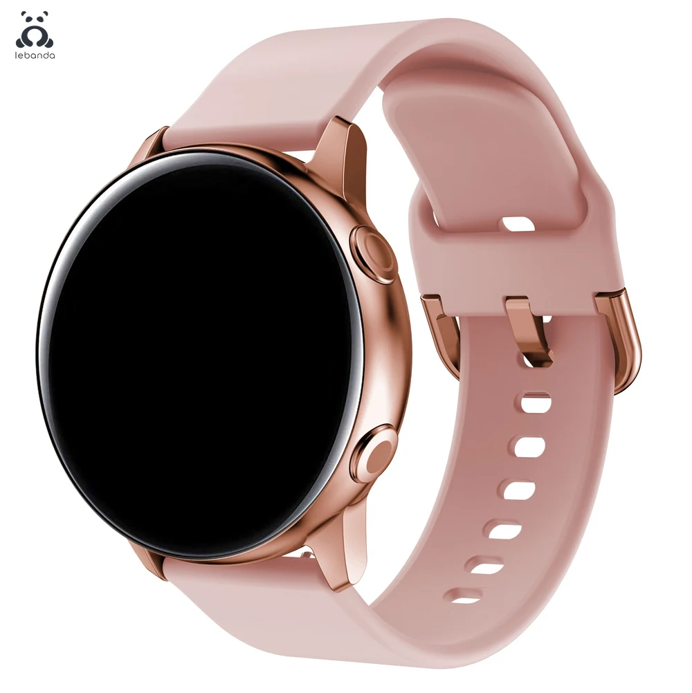Lebanda спортивный ремешок для Galaxy watch активный силиконовый ремешок для samsung Galaxy 42 мм аксессуары для часов Мягкая дышащая Замена
