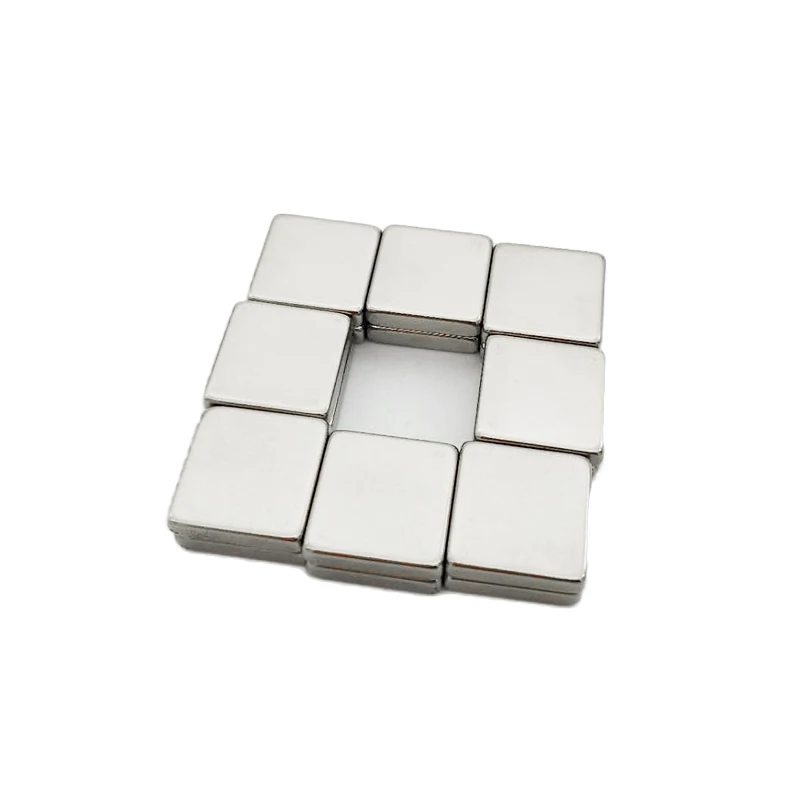 4pcsNeodymium магнит 20x20x3 редкоземельный небольшой сильный блок постоянный 20*20*3 мм холодильник Электромагнит NdFeB никель магнитный квадратный