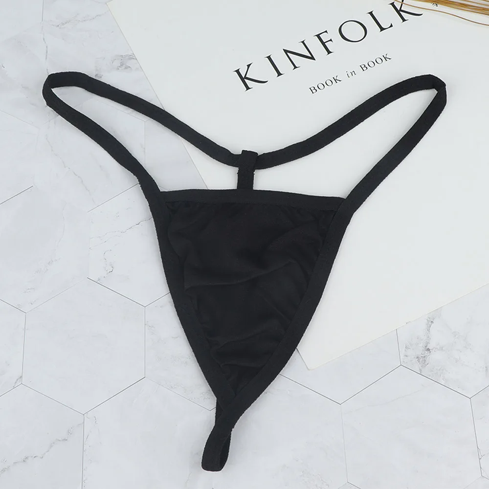 

Женские Бесшовные хлопковые стринги, черные, красные, белые стринги с низкой талией