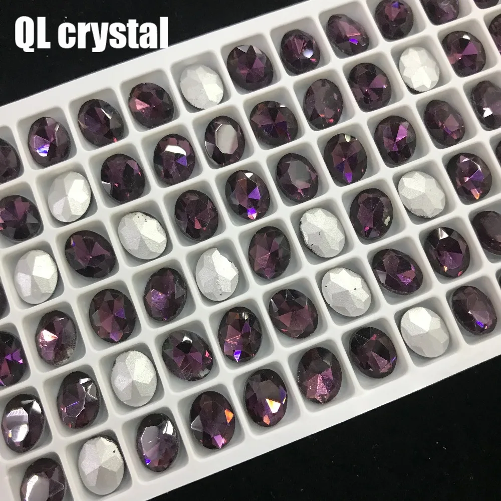 QL Crystal ALL SIZE Oval Pointback Rhinestone High Quality for Jewelry Making DIY Accessories | Дом и сад