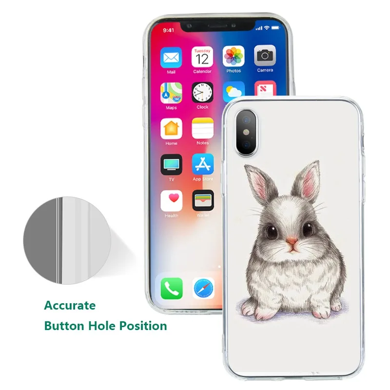 Чехол KISSCASE с рисунком кролика кота для Samsung Galaxy A5 2017 чехол S6 S7 Edge S8 S9 Plus A3 A7 J3 J7 Fundas