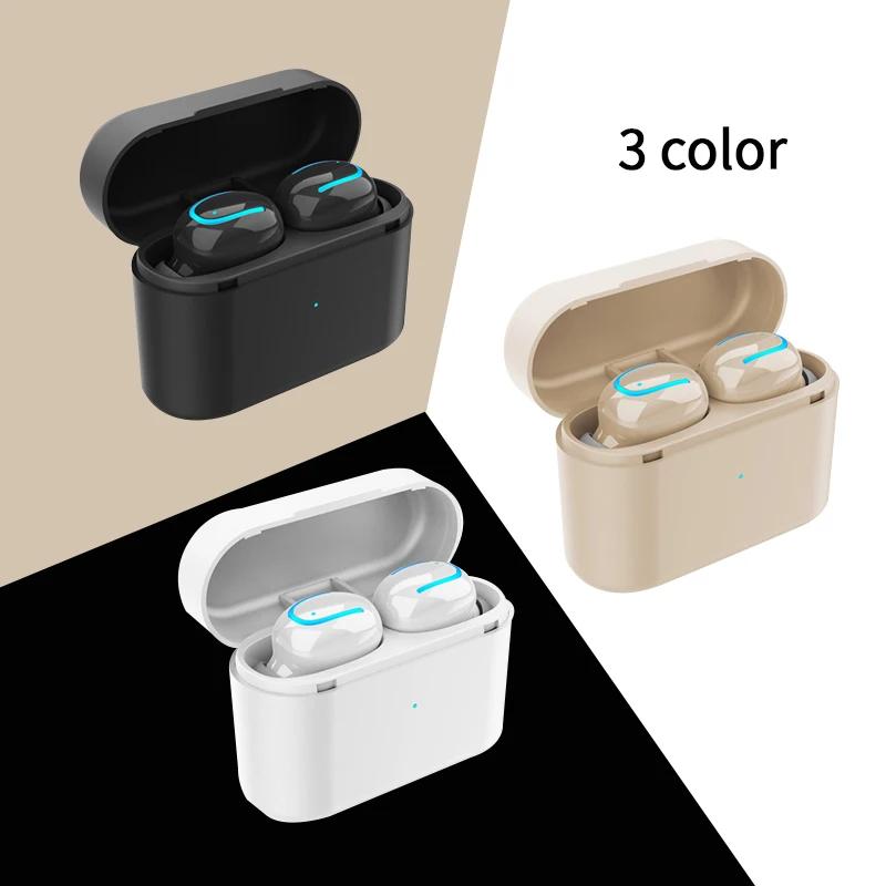 HBQ TWS Bluetooth 5 0 Mini Auricolare стерео глубокий бас Dolce a prova di Auricolari с коробкой