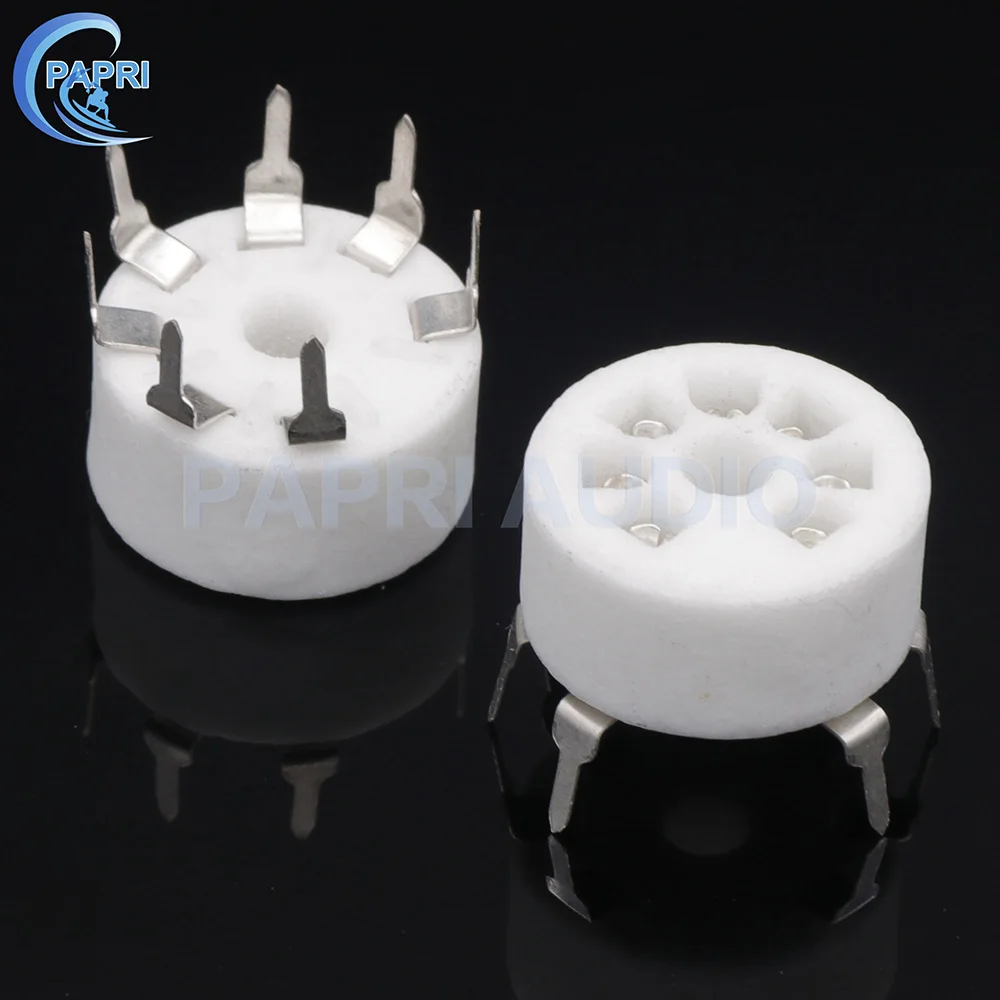 10 шт. посеребренные 7 контактные разъемы для 6Z4/EC92/EAA91|socket a|socket tubetube chassis |