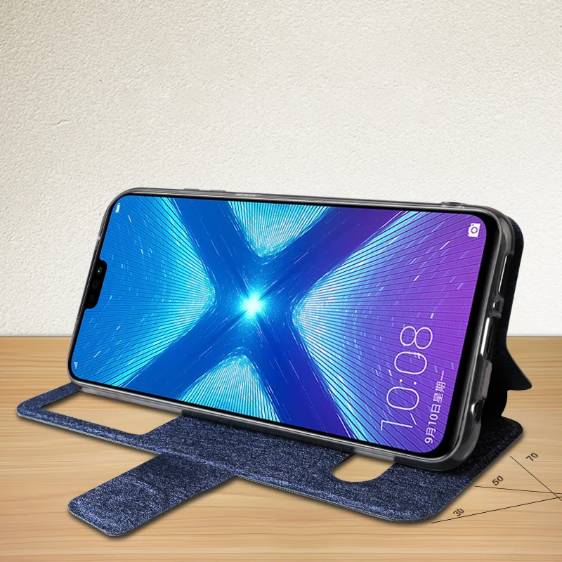 Для huawei honor 8 x Чехол Флип кожаный Mofi для max чехол силиконовый окно xmax |