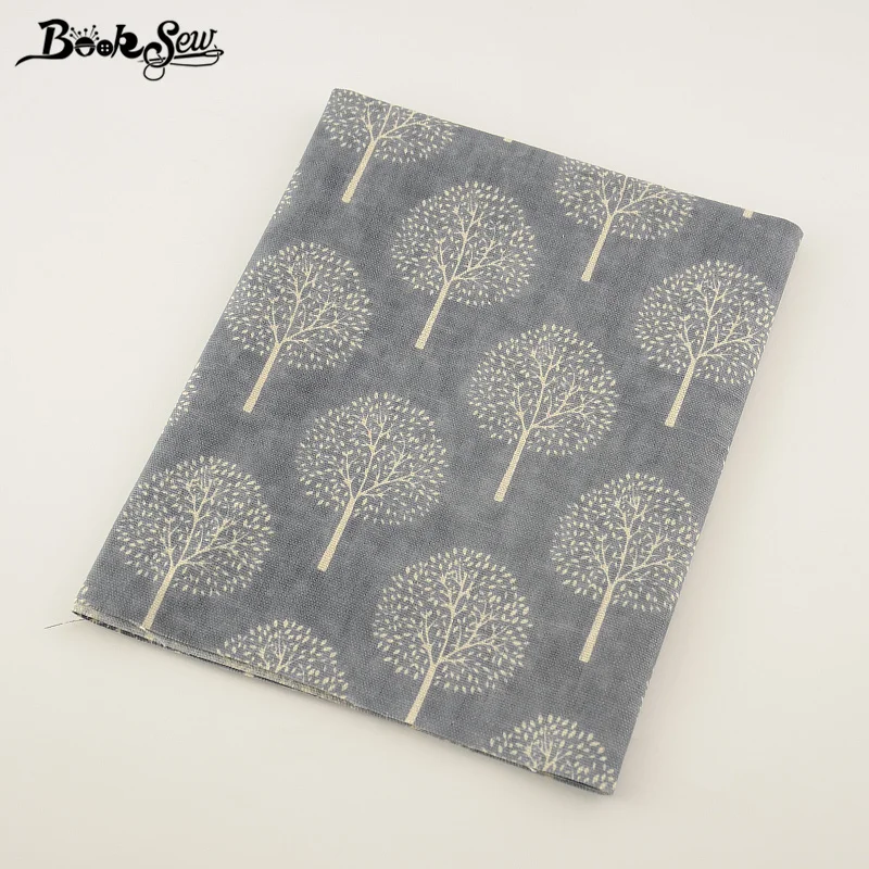 Booksew Textile Dark Grey Cotton Linen Fabric Sewing Dandelion Style Material Tissu Tablecloth Pillow Bag Curtain Cushion Zakka|cotton linen