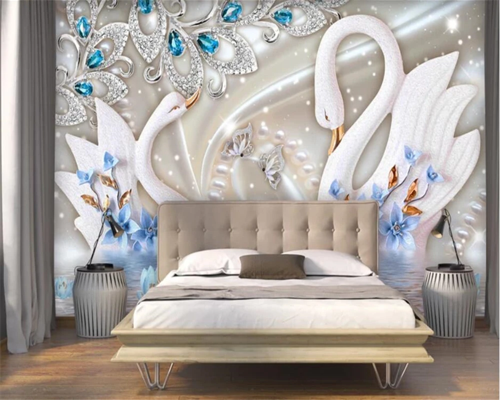 Papel де parede пользовательские обои 3d фрески Европейский суд стиль ювелирные