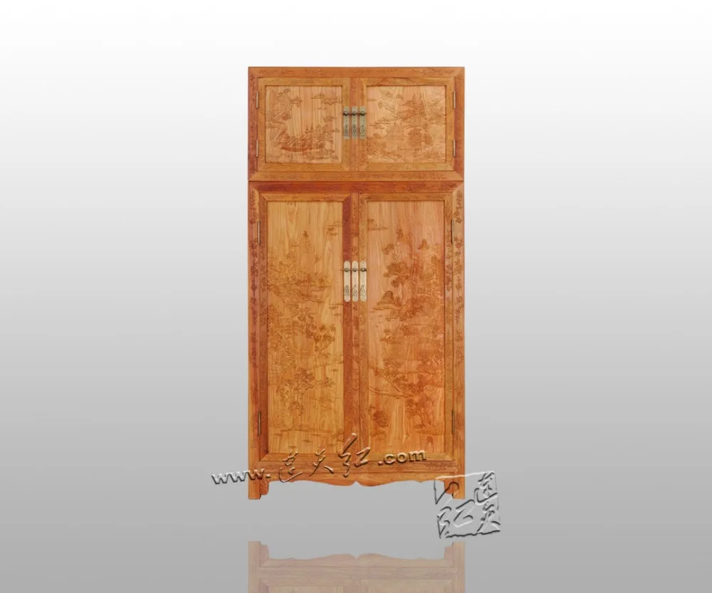 Шкаф для постельных принадлежностей из массива дерева деревянный шкаф мебели