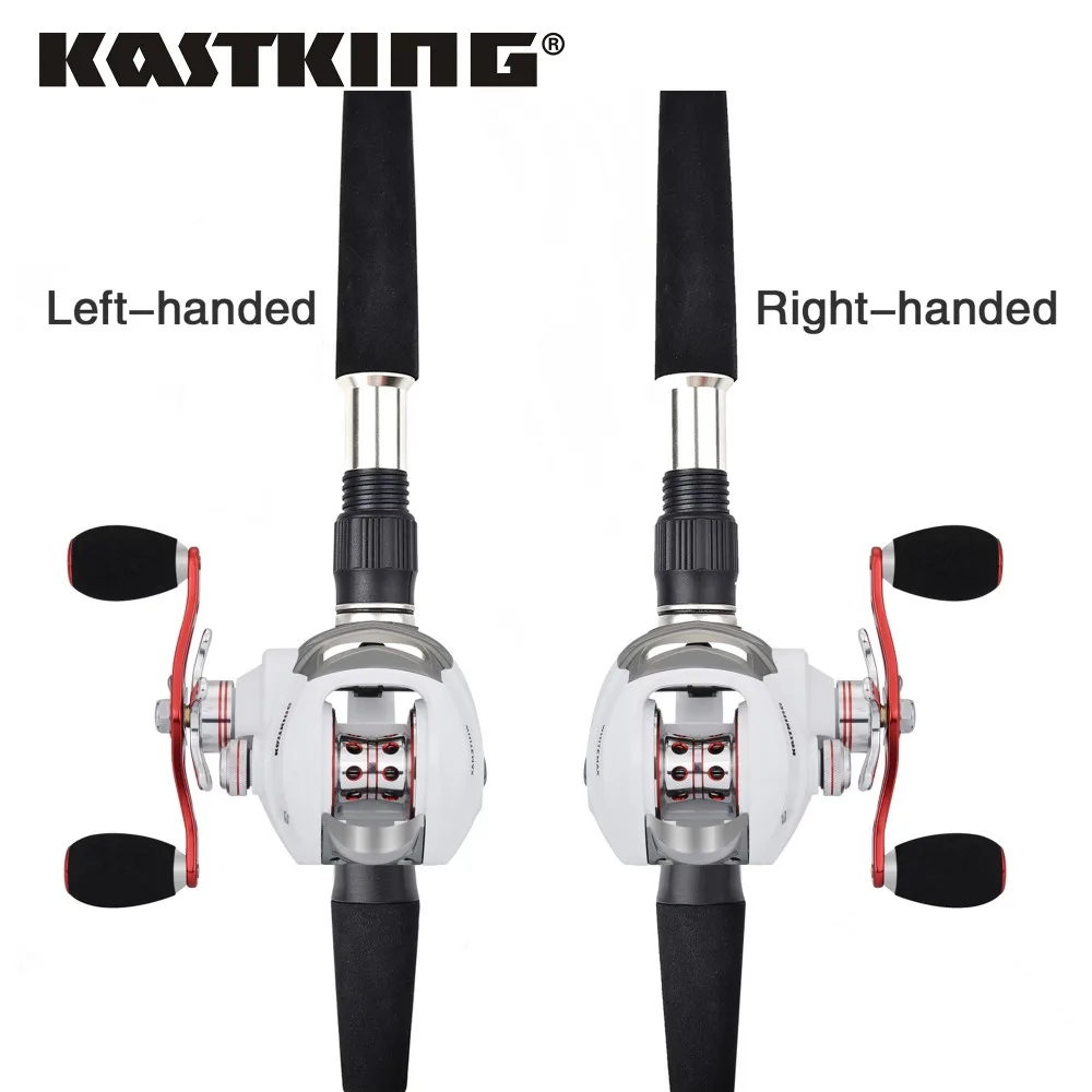 KastKing whitemax компактный 8 кг/17.6LB Baitcasting Рыболовная катушка идеально низкая скорость