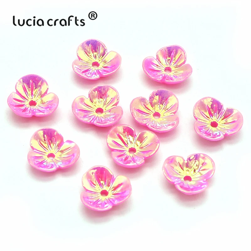 Lucia crafts 24 шт./лот 10 мм полимерный цветок с плоской задней частью материалы ручной работы для скрапбукинга художественное оформление ручной работы аксессуары D0914