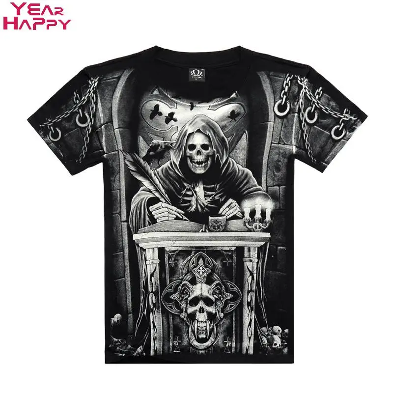 Мужские футболки мода нового прибытия хлопок повседневная 3d отпечатано мужчины