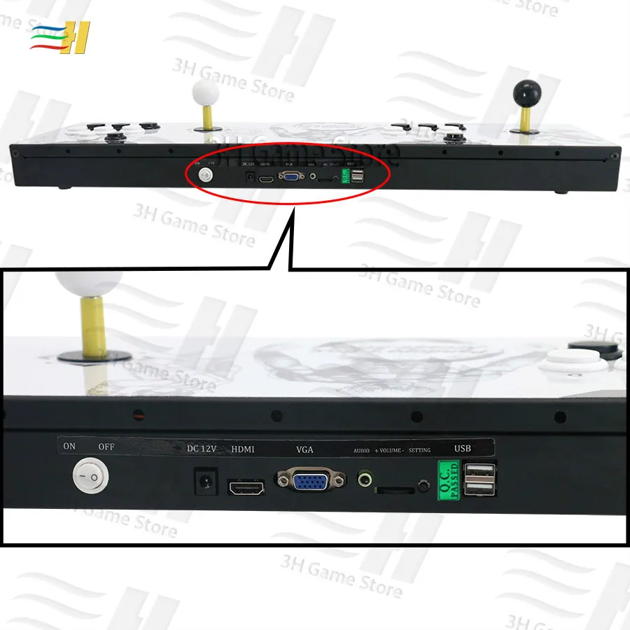 Новинка Pandora Box 9 1500 В 1 железная игровая консоль для аркадных игр 2 игрока Джойстик контроллер консоль HDMI VGA USB выход PS3 ТВ PC 5S 6s 7 8s